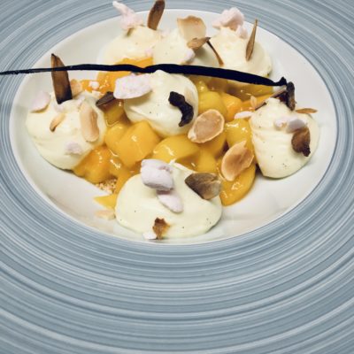 Mangue poêlée aux miel de sologne